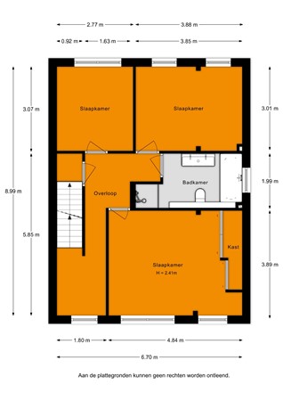 Floorplan - Pastoor Görtzstraat 14, 2374 BG Oud Ade